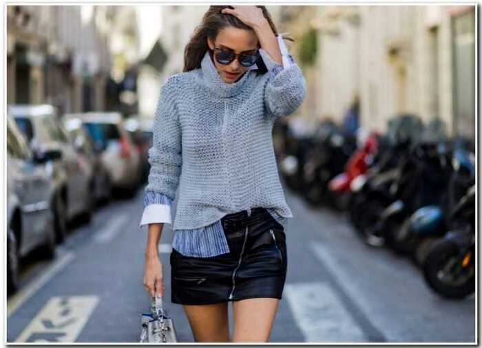 Любимый свитер: 25 стильных и уютных осенних образов от главных модниц мира