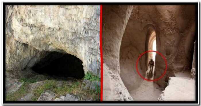 25 лет отшельник живет в пещере. Сегодня он показал, что там внутри