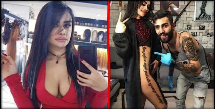 Турецкая звезда сделала татуировку на пол тела, но сильно ошиблась