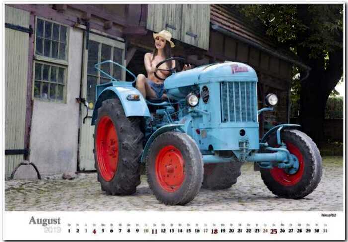 Горячий календарь с молодыми фермершами