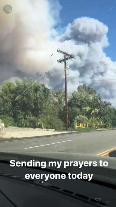 Лесные пожары в Калифорнии добрались до Голливуда. Дома звезд сожжены