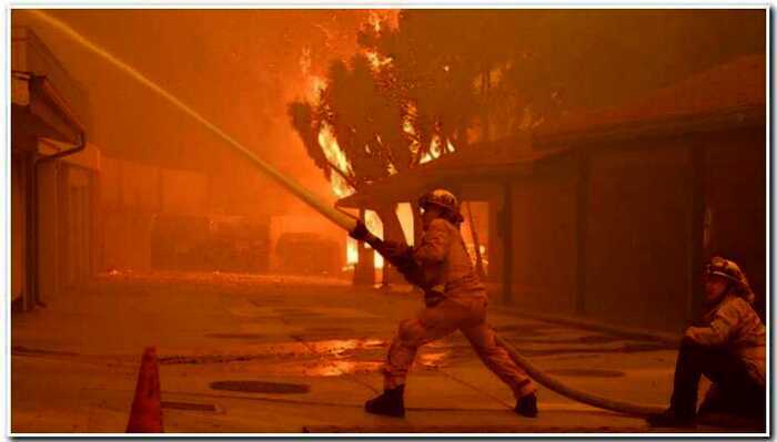Ким Кардашьян с мужем наняли частных пожарных ради спасения своего дома в Калифорнии