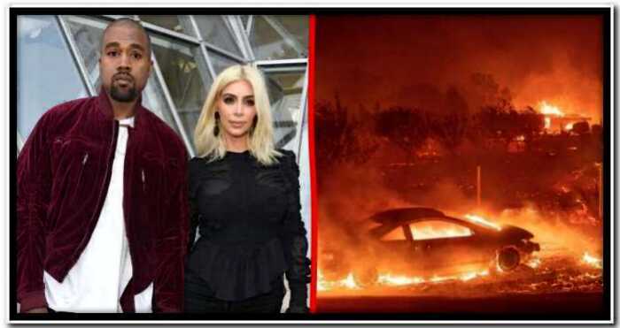 Ким Кардашьян с мужем наняли частных пожарных ради спасения своего дома в Калифорнии