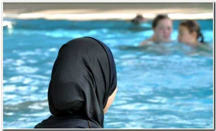 В Германии мужчине запретили посещать бассейн из-за мусульманских девочек