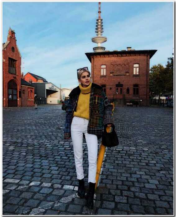 Зимние образы немецкой модницы Каро Даур