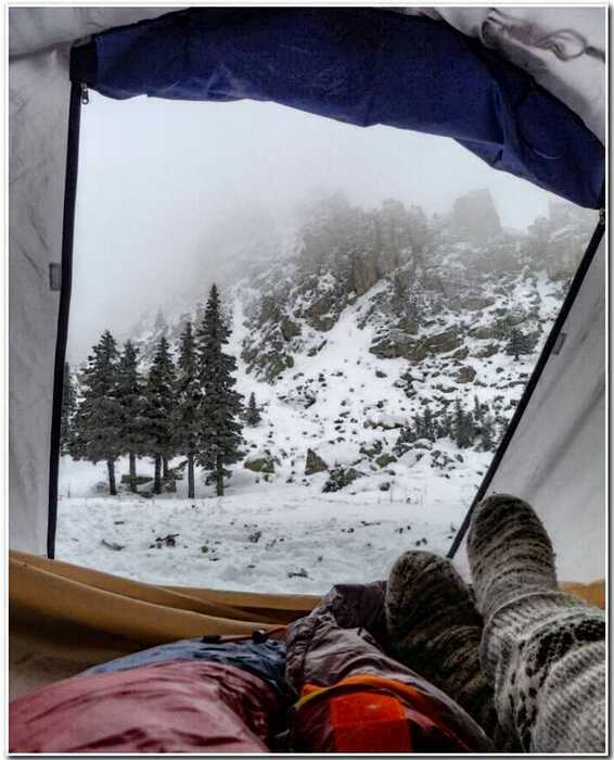20 захватывающих зимних пейзажей, которые открываются из палаток путешественников