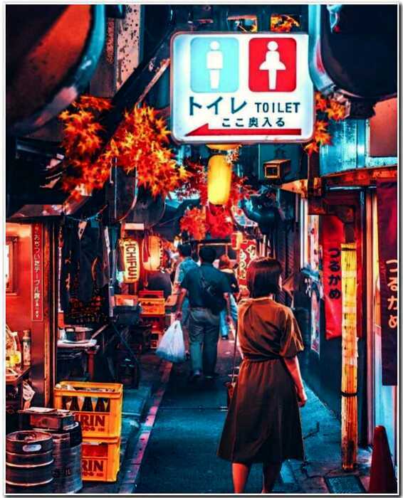 “Как бьется сердце Токио”: 30 пронзительных фотографий японского художника