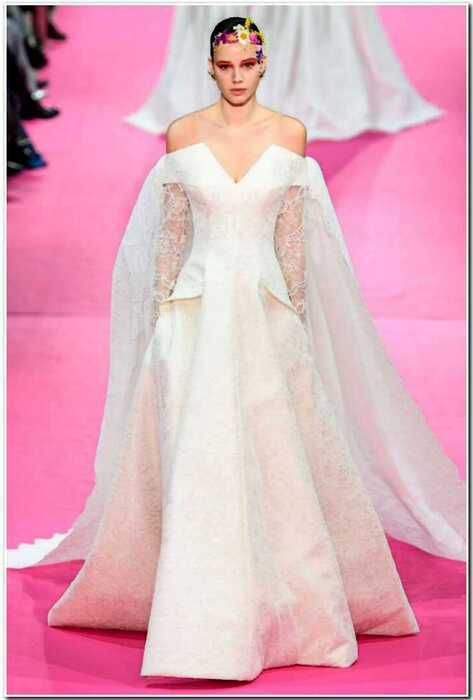 20 свадебных платьев от кутюр на парижской Неделе высокой моды