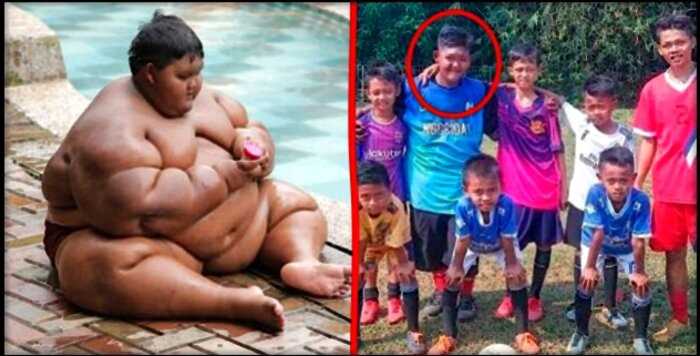 “Оле Оле Оле”: Самый толстый мальчик в мире похудел из-за любви к футболу