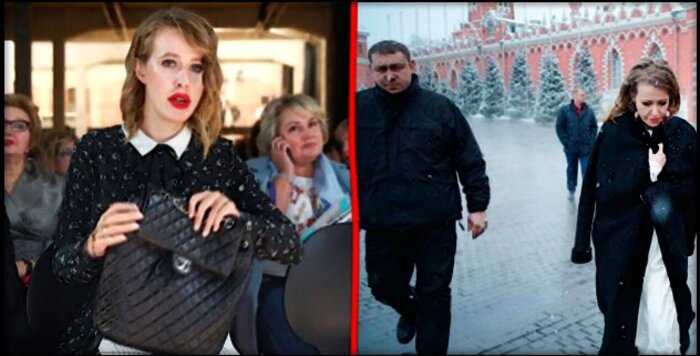 Ксения Собчак натравила охранников на журналистов из-за вопросов о Богомолове