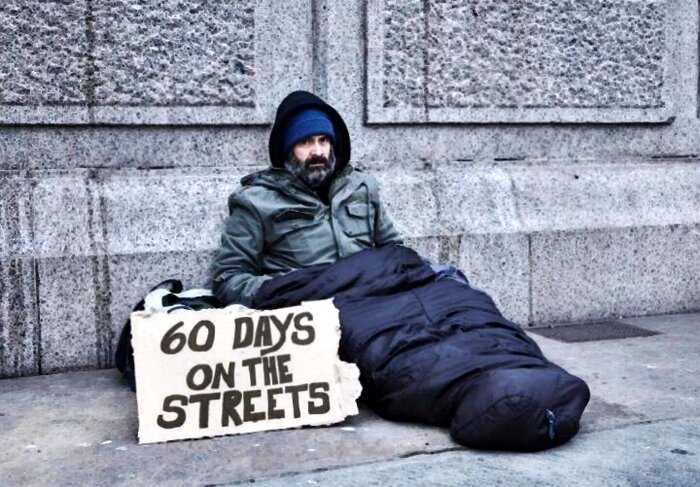 Блогер прожил 60 дней на улицах Лондона, чтобы выяснить сколько зарабатывают бездомные