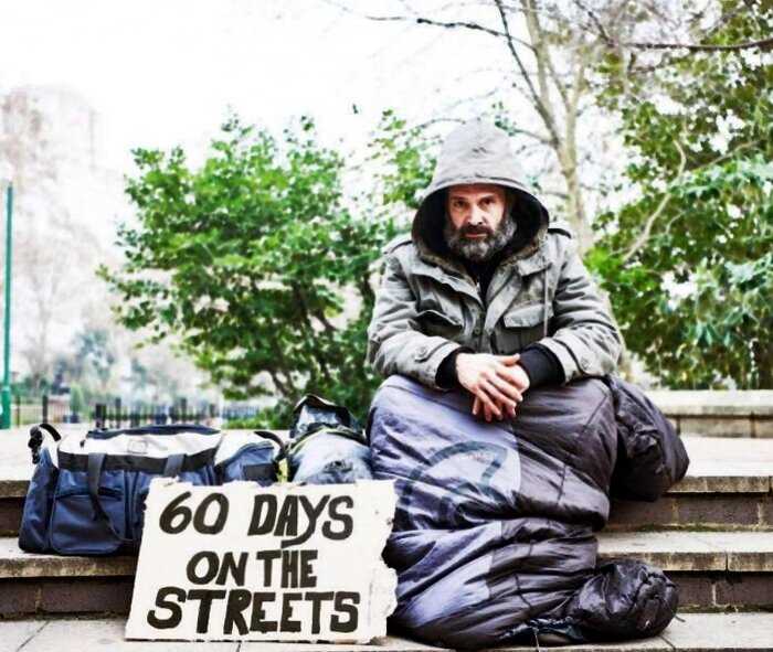 Блогер прожил 60 дней на улицах Лондона, чтобы выяснить сколько зарабатывают бездомные