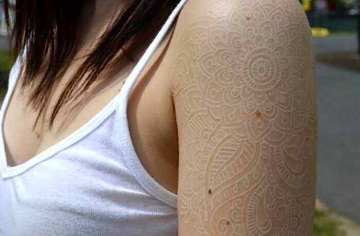 25 волшебных татуировок, которые докажут, что белый цвет — это круто