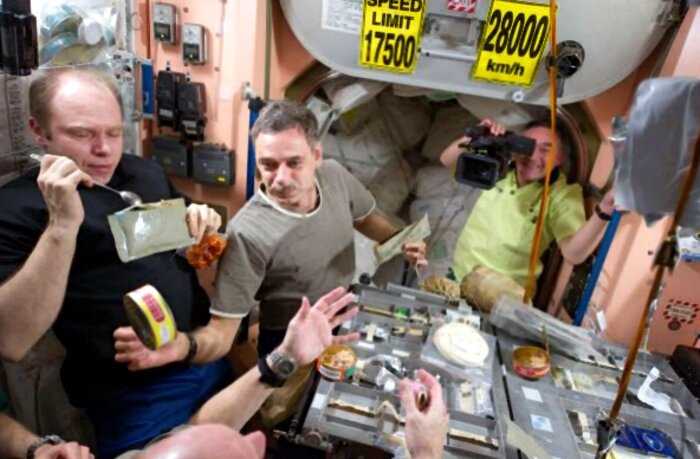 “Белки, жиры, углеводы”: Интересные факты о том, как питаются космонавты