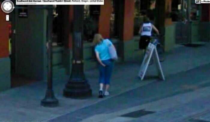25 неистовых сцен, которые были запечатлены программой Google Street