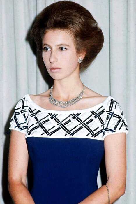 Дочь Елизаветы II: фотоподборка стильных образов принцессы Анны в молодости
