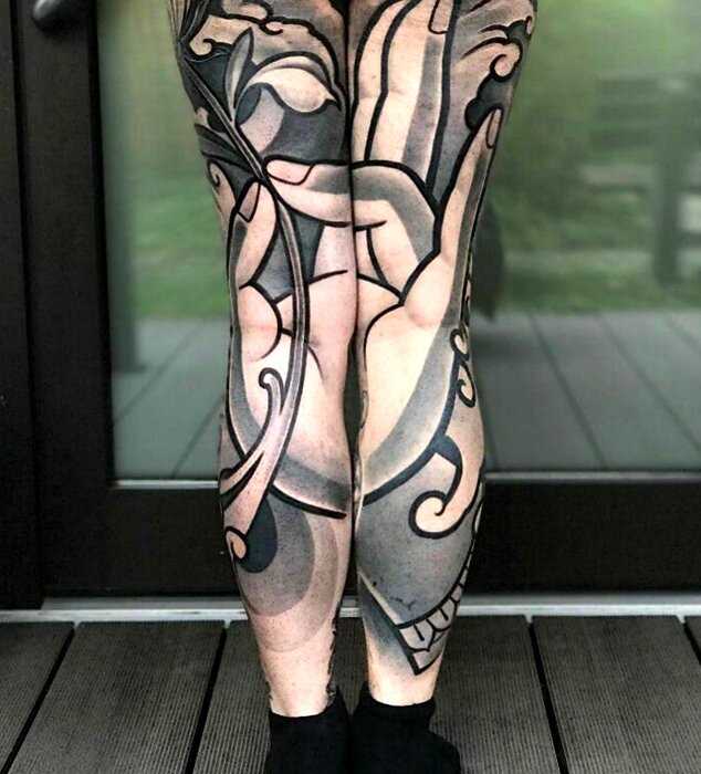35+ сногсшибательных татуировки на ногах, которые вас восхитят
