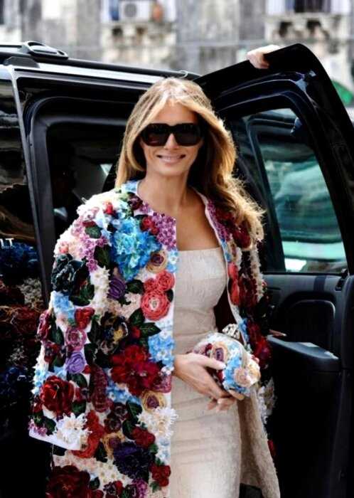 Сколько стоят самые дорогие наряды Мелании Трамп?