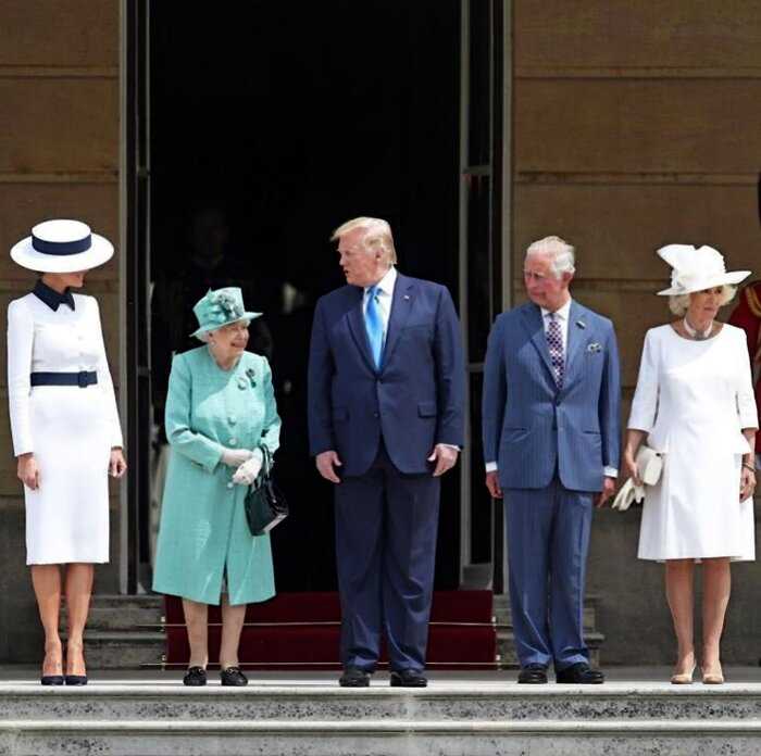 Совершенство: Меланья Трамп покорила своим нарядом Букингемский дворец