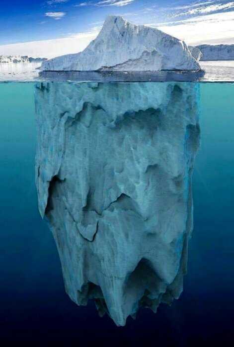 20 фото о настоящих размерах айсбергов, которые поражают воображение