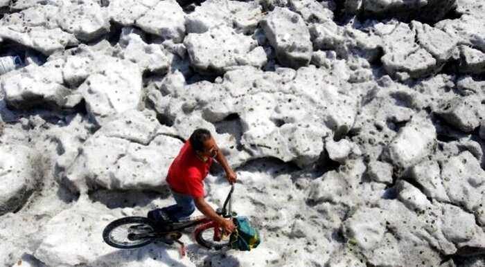 После 30-градусной жары Мексику завалило 2-метровым снегом