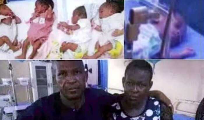 «Чудо во плоти»: 42-летняя бесплодная женщина родила пятерняшек