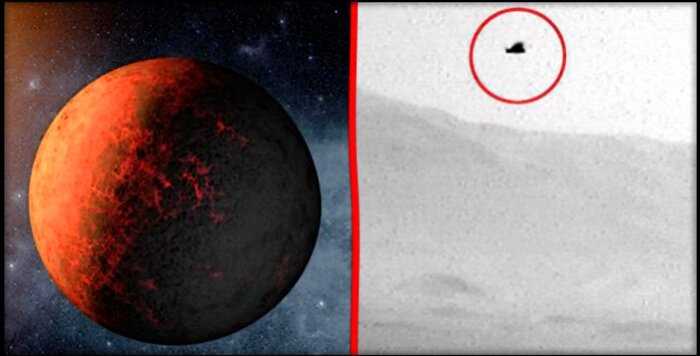 Исследователь нашёл на Марсе странный летающий объект, напоминающий птицу