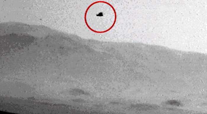 Исследователь нашёл на Марсе странный летающий объект, напоминающий птицу