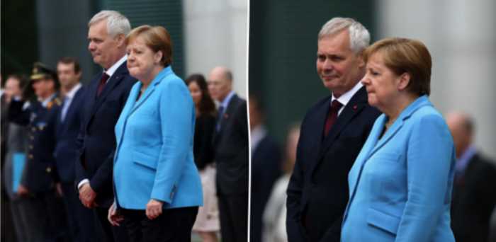 «Эксперт по губам»: во время приступов дрожи Меркель повторяет одну и ту же фразу