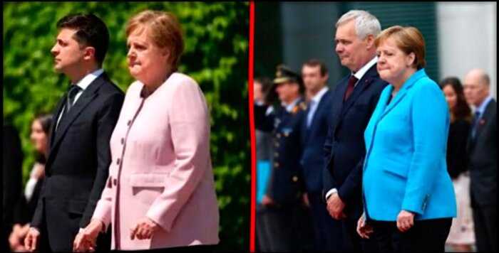 «Эксперт по губам»: во время приступов дрожи Меркель повторяет одну и ту же фразу