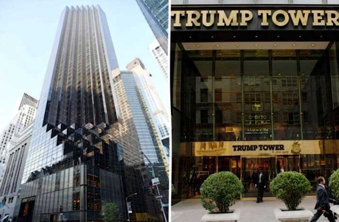 Золото и мрамор: как выглядит пентхаус Трампов в Нью-Йорке