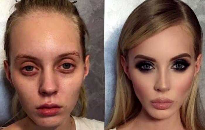 10 уникальных фото о том, на что способна сила макияжа