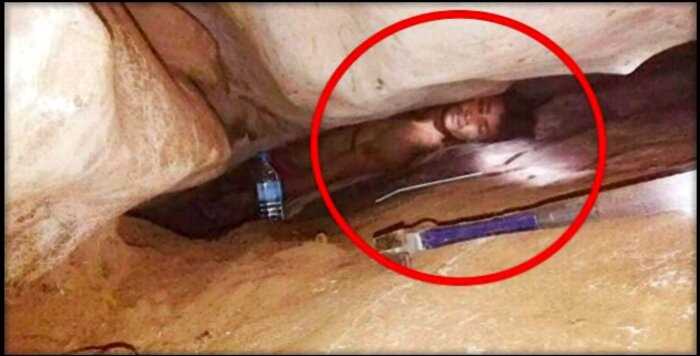 Камбоджиец провел 4 дня в пещере, намертво застряв в узкой расщелине