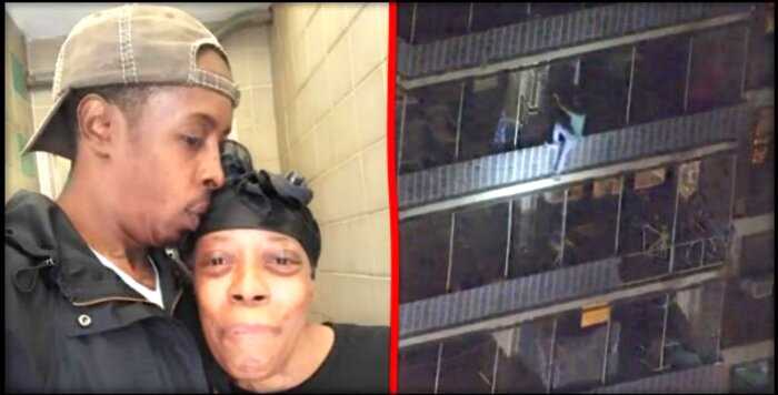 В Америке парень залез на 15-й этаж, чтобы спасти свою маму