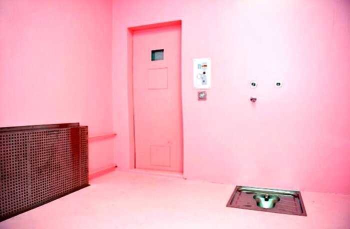 Зачем тюрьмы в Швейцарии перекрасили в нежно розовый цвет?