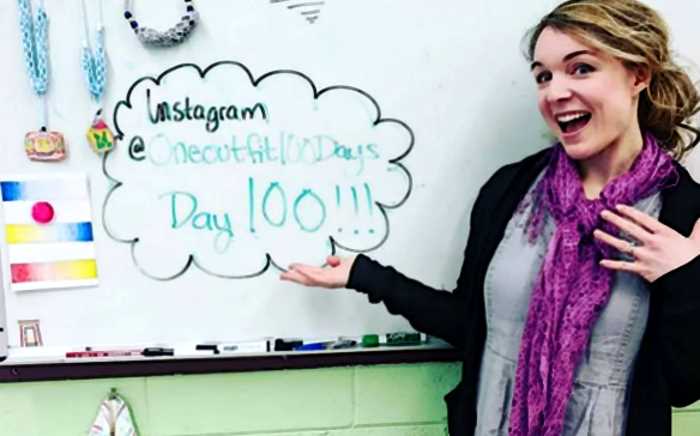 В США учитель провела соц-эксперимент, приходя в в школу в одном платье 100 дней подряд