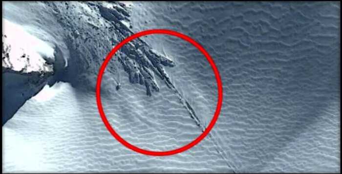 Пользователи сети нашли в приложении Google Earth «место крушения НЛО»