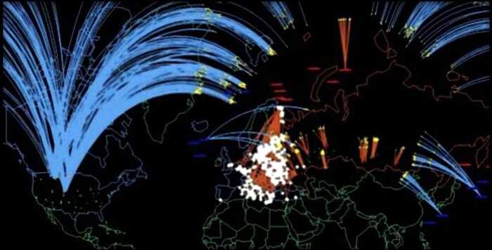 Американские ученые показали симуляцию ядерной войны между Россией и США