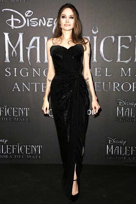 «Малефисента: Владычица тьмы»: 5 вечерних выходов Анджелины Джоли в туре