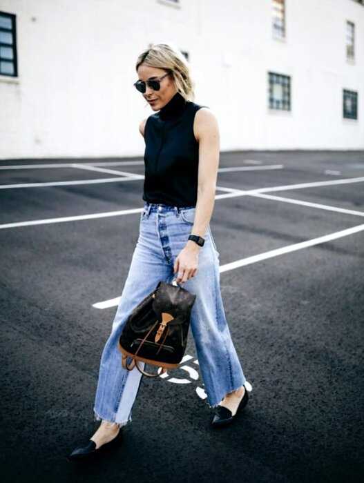 Какие джинсы носят современные модницы: 20 стильных примеров