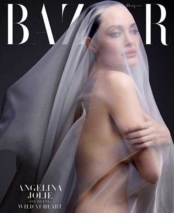 Новый «горячий» фотосет Анджелины Джоли для Harper’s Bazaar US