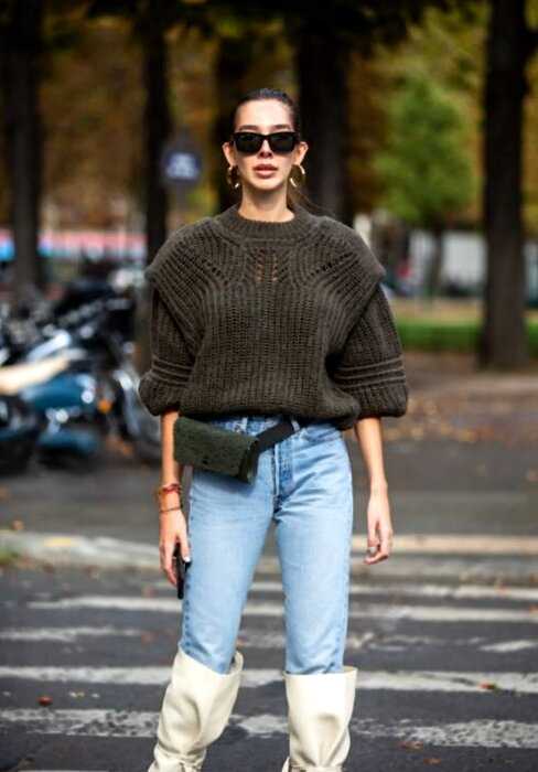 Короткий свитер — новый тренд холодного сезона