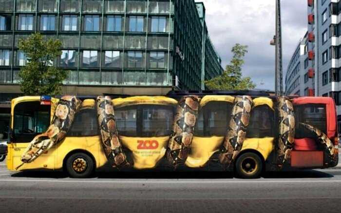7 креативных примеров рекламы на автобусах, которые не оставят вас равнодушными