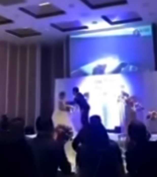 В Китае «рогатый» жених показал гостям свадьбы кадры измены невесты