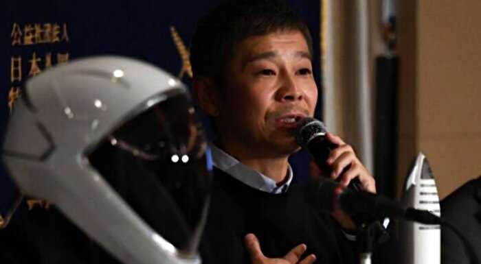 Японский миллиардер Юсаку Маэдзава ищет возлюбленную для полета на Луну