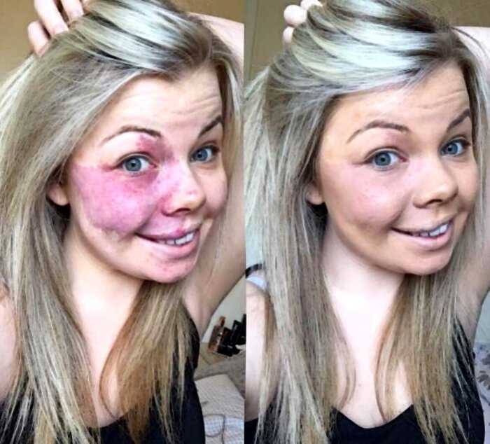 Девушка впервые пришла на работу без макияжа и поразила своих коллег