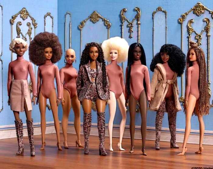 Барби выпустила новые куклы, чтобы темнокожие девушки не чувствовали себя ущемлёнными