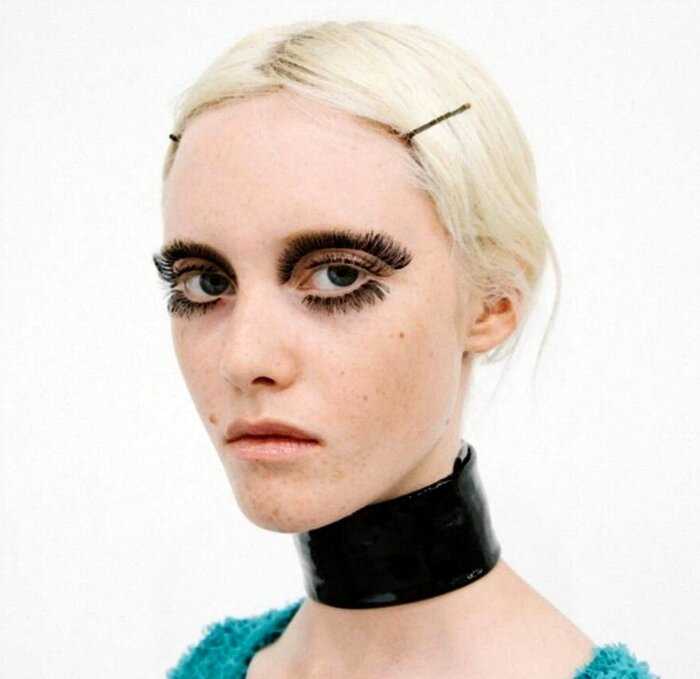 «Новые тренд мировой моды»: ресницы заменили брови на лице