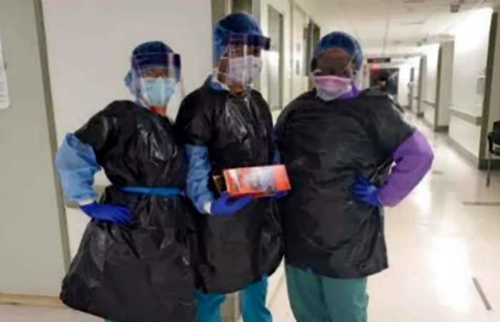 «Мусорные пакеты»: врачи в США пожаловались на нехватку защитного оборудования