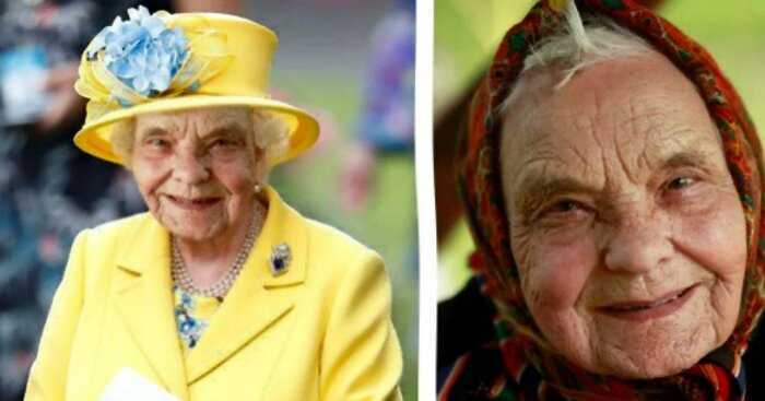 Что будет, если русских бабушек переодеть в наряды английской королевы?